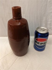 Vintage Stoneware Bottle / Jug 8 1/2" tall