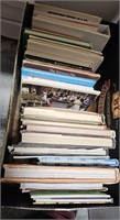 Box of cookbooks