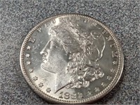 1882 S Morgan silver dollar coin