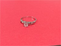 CZ Solitaire Ring Size 6