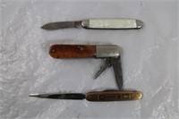 2 Pocket Knives(Barlow, Ivory Handle)&LetterOpener
