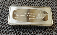 FRANKLIN MINT1000 GRAIN 2oz STERLING SILVER INGOT