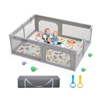 Open Box Palopalo Baby Playpen, 71"x59" Extra Larg