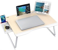 SAIJI Folding Bed Desk for Laptop