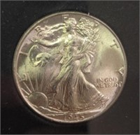 1945 Walking Liberty Half Dollar - BV