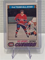 Guy Lapointe 1977/78 All-Star Card NRMINT
