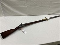 SPRINGFIELD 1855 MUSKETOON WITH BAYONET AMES MANF.