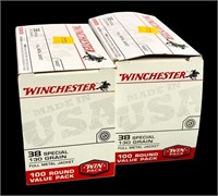 .38 Special ammunition (2) 100 round packs