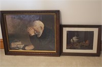 2 Framed Prints- "Grace" & a Still Life
