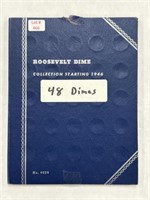 48 Roosevelt Silver Dimes