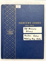 78 Mercury Silver Dimes