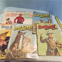 Vintage Gene Autry Comics & Christmas Record