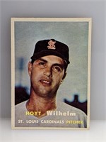 1957 Topps #203 Hoyt Wilhelm Cardinals HOF