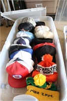 BOX OF ASSORTED HATS