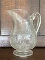 Antique EAPG Glass Pitcher