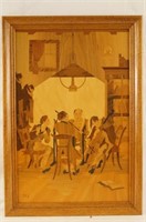 Carl Spitzweg 1806-1885 inlaid wood panel