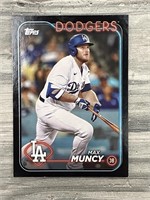 Max Muncy Numbered /73 Topps Series One Black