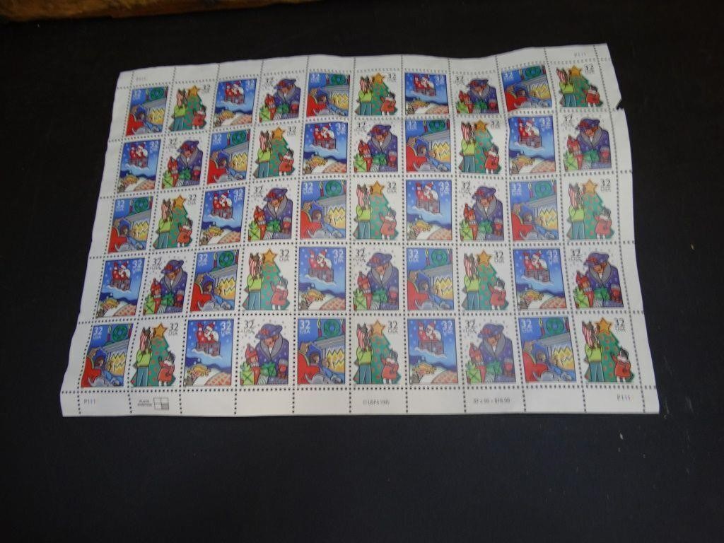 Holiday Unused 32 Cents U.S. Postage Stamps