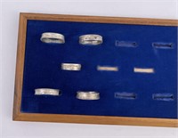 Group of Silver US Coin Rings