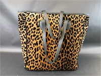 Gloria Rae Leopard Print Garment Tote & Shoe bag