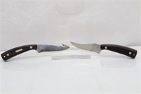 (2) Schrade Old Timer Knives 7”, Blade 3 ½”