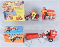 2- BATTERY OPERATED MOTORCYCLE TOYS