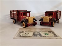 Hamd crafted wood decorative  trucks