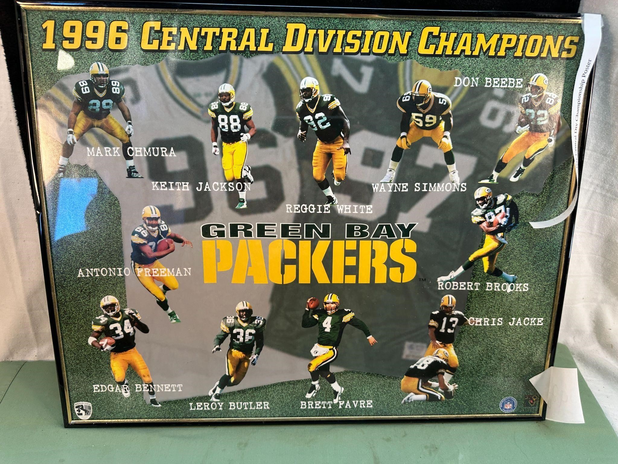 **16"X20" '96 GREEN BAY CNT DIV CHAMPS POSTER