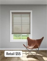 Levolor 35x64in Faux Wood Blind (read info)