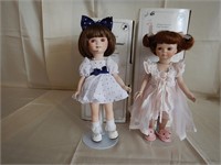 Two Porcelain Marie Osmond dolls: