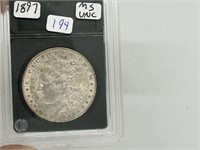 1897 Morgan Silver Dollar GEM UNC