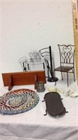 decorative metal items wool shelf & more