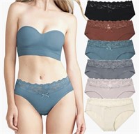 Size M BIONEK Womens Underwear Cotton- Sexy Lace