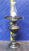 Vintage Electrified Lamp