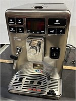 Phillips Saeco Cappuccino Machine. Working