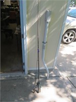 NO SHIPPING -3 Vintage Fishing Poles - 1 with Reel