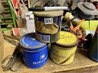 3 TINS AND CONTENTS