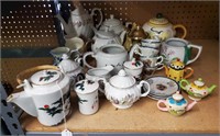 Nice Collection Ceramic Tea Pots, Plates & Cups
