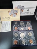 United States Mint 1988 uncirculated coin set