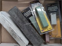 SHARPENING STONES + POLISHING COMPOUND