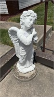 White Angel Cement Statue 3ft High