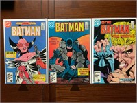 DC Comics 3 piece Batman 401-403