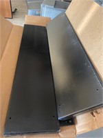 New Duke black steel kick plate box of 2