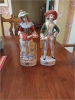 Occupied Japan courting couple. Approx 10" tall.