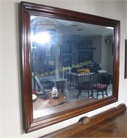 35 x 45 wood framed mirror