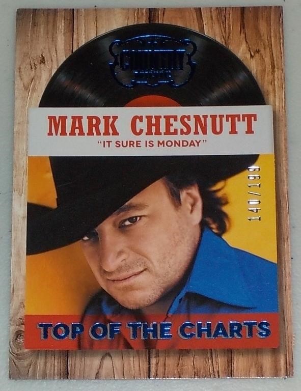 Mark Chesnutt Country Music Top #19 Blue #d/199