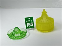 Uranium Green Juicer and Uranium Satin Yellow