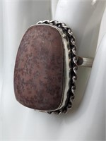 925 AGATE RING