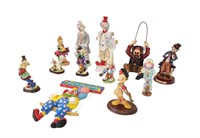 Mixed Clown Lot of Figurines (12)