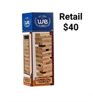 NEW We Games Tumbling Tower Retail $40